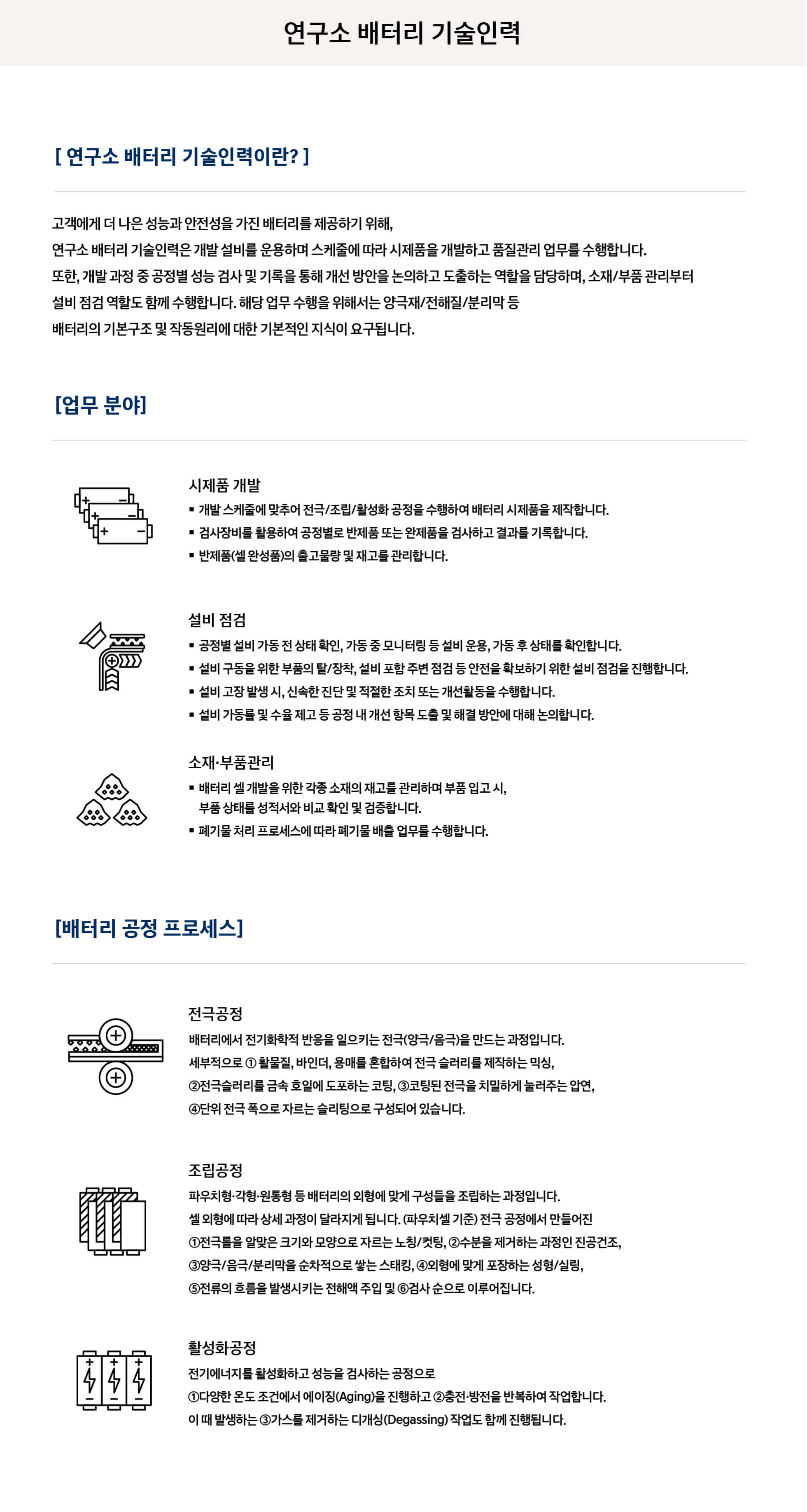 베터리 기술인력